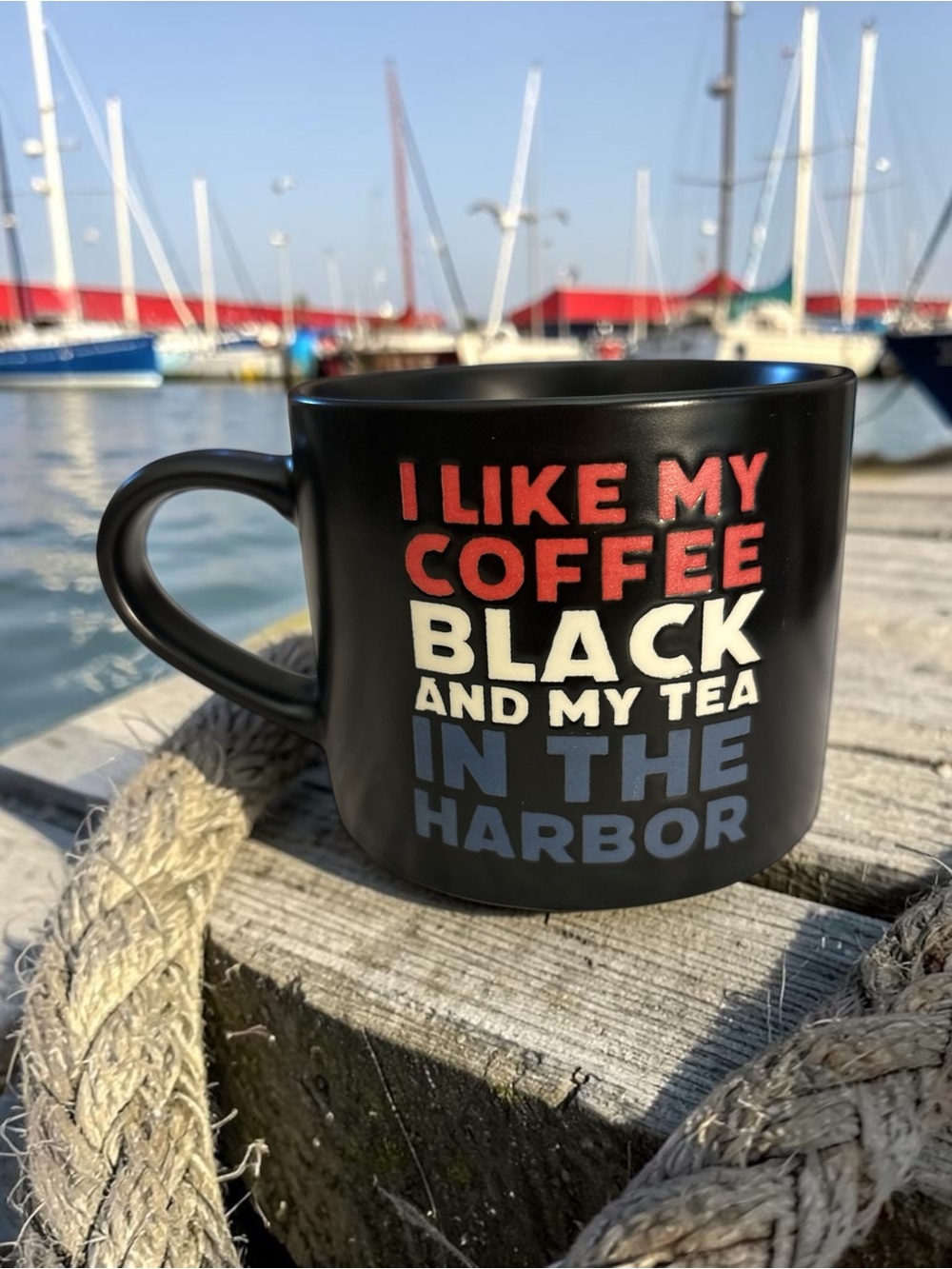 I Like My Coffee Black Mug